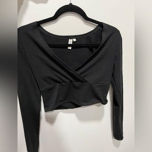 Sky and Sparrow front wrap shirt